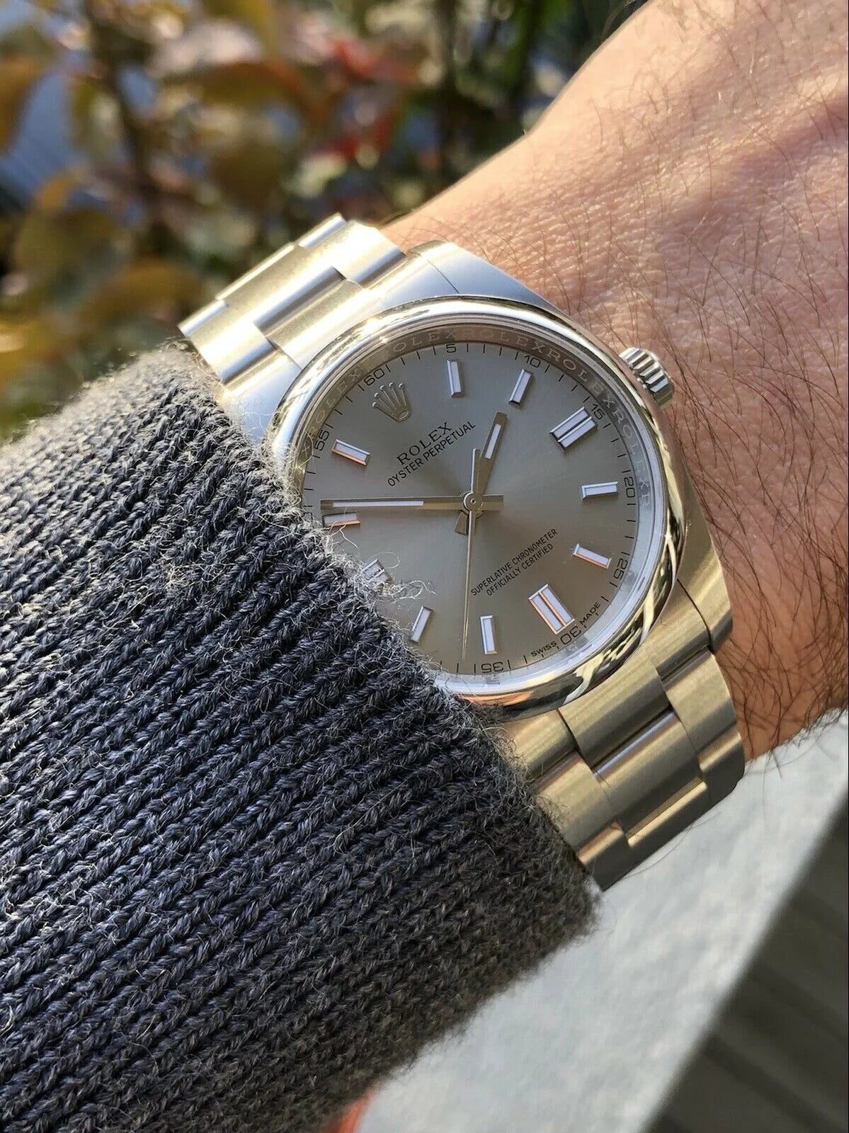 Rolex Oyster Perpetual 36 OP36 Silver Dial 116000 2019 Watch Vault 11 2048x d9dfedd0 4881 4921 9768 ab7a4294c0ab