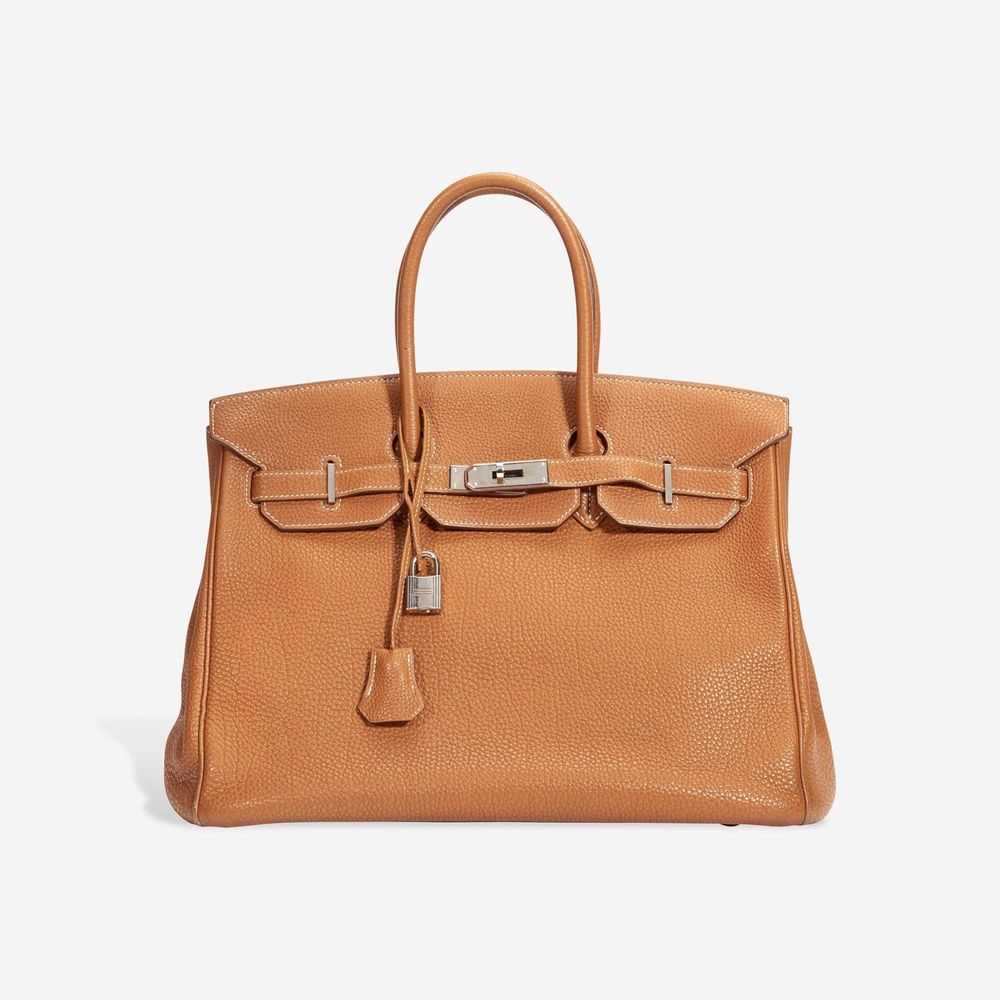 How did Birkin bags come around ? 3 large caramel togo hermes birkin 35 88385a7bc0