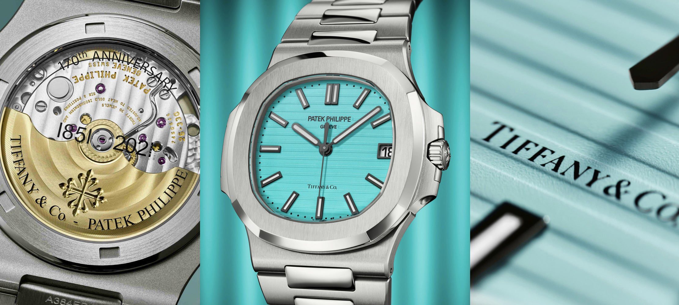 Blue Patek Philippe Nautilus 57111A018 Tiffany 170th Anniversary featured