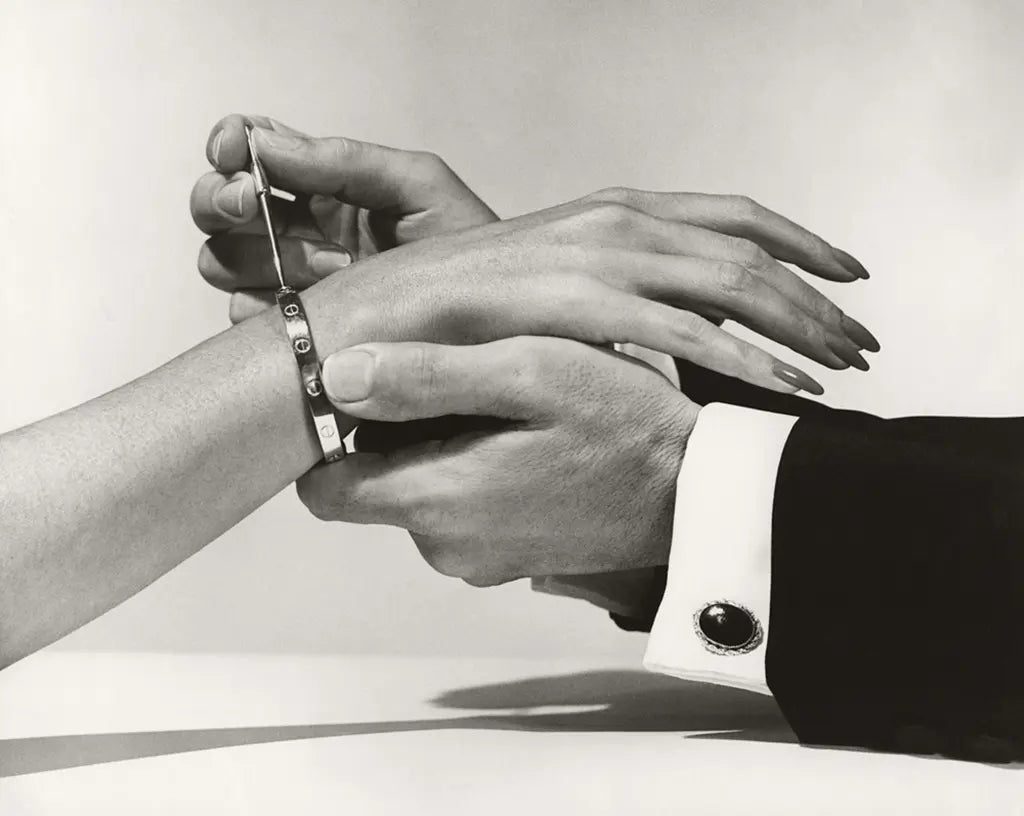 Gary Bernsteins photograph of Aldo Cipullos Love Bracelet 1