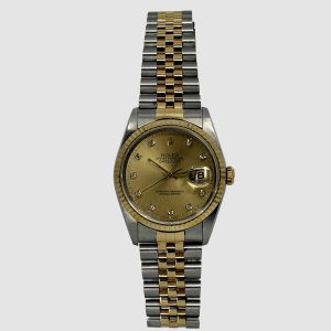 Rolex 16233 Champagne Datejust 36mm 1996