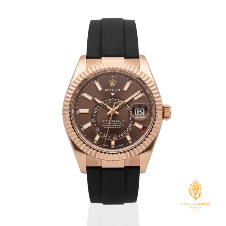 Rolex Sky-Dweller 326235 with a chocolate dial