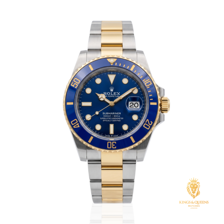 Rolex Submariner 126613LB in steel and yellow gold with a blue dial