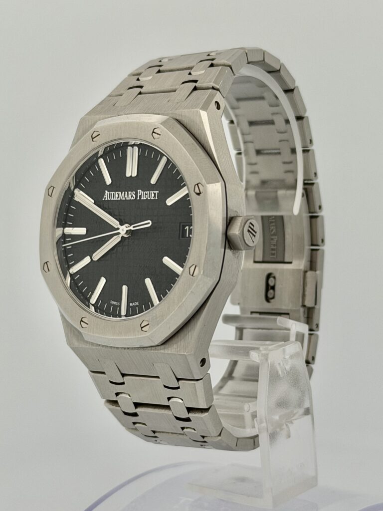 Audemars Piguet Royal Oak 15500ST in steel, the other Genta design often compared with the Patek Philippe Nautilus
