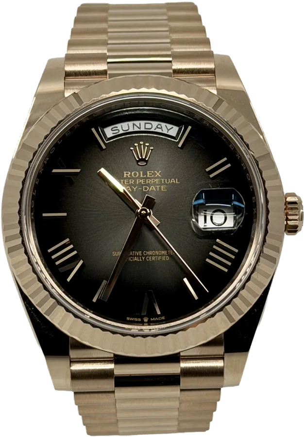Rolex Day-Date 40, Ombre dial, Rose Gold