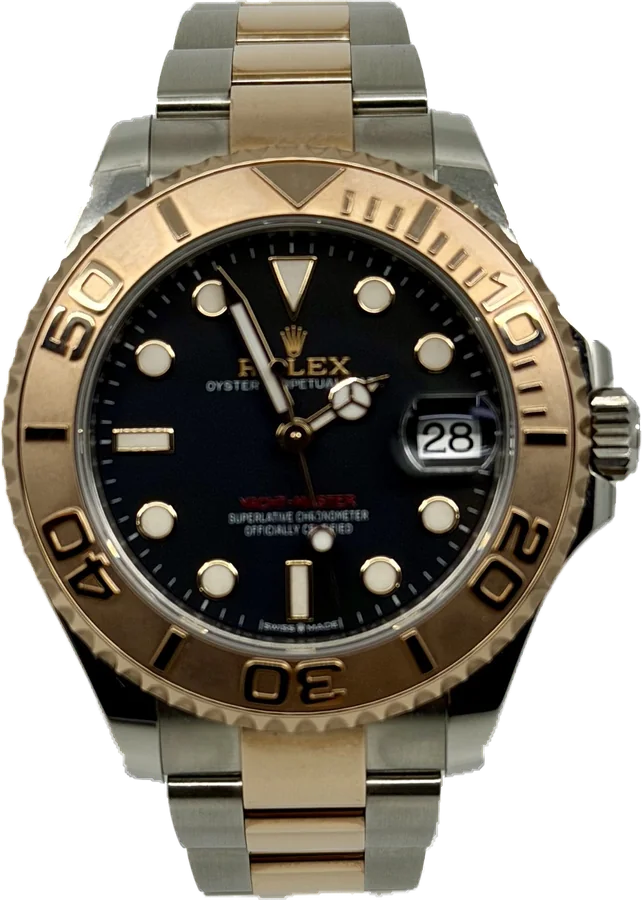 Rolex Yacht-Master, Charcoal dial, Steel And Rose