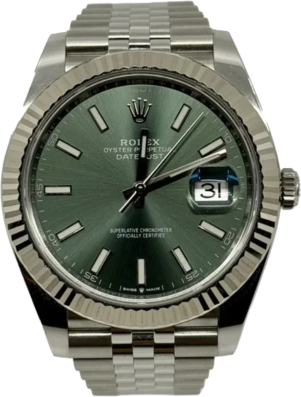 Rolex Datejust, Green dial, Steel