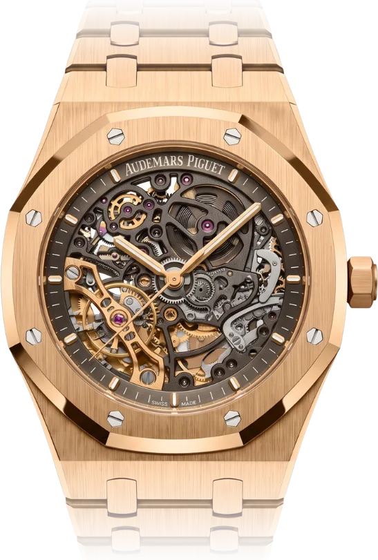 Audemars Piguet Royal Oak, Skeleton dial, Rose Gold