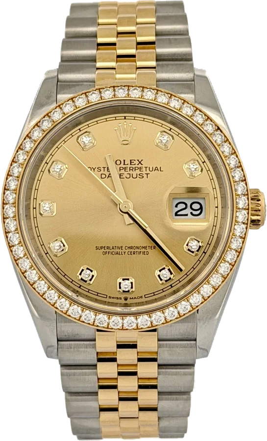 Rolex Datejust, Rhodium dial, Steel & Yellow Gold