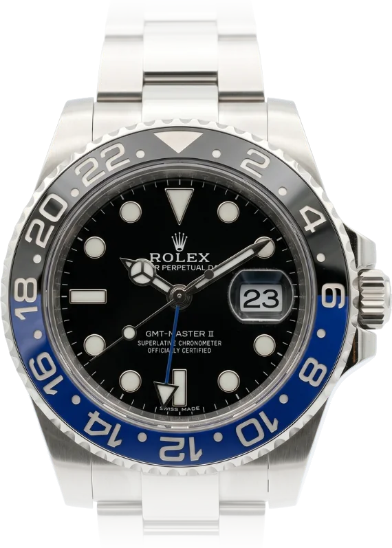 Rolex GMT-Master II, Black dial, Steel