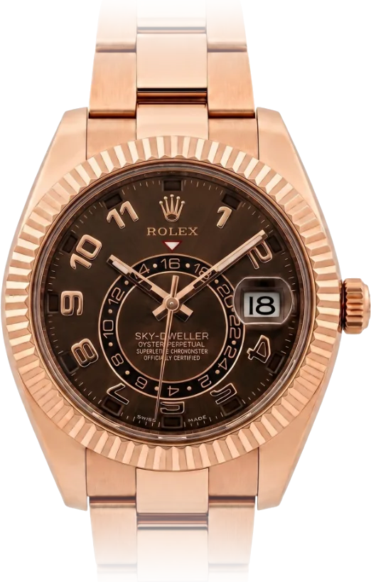 Rolex Sky-Dweller, Chocolate dial, Rose Gold